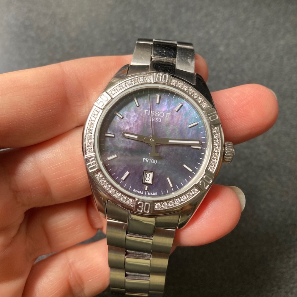 Tissot Sport Chic PR100 with Diamond Bezel